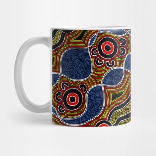 Aboriginal Art - Twin Rivers Mug